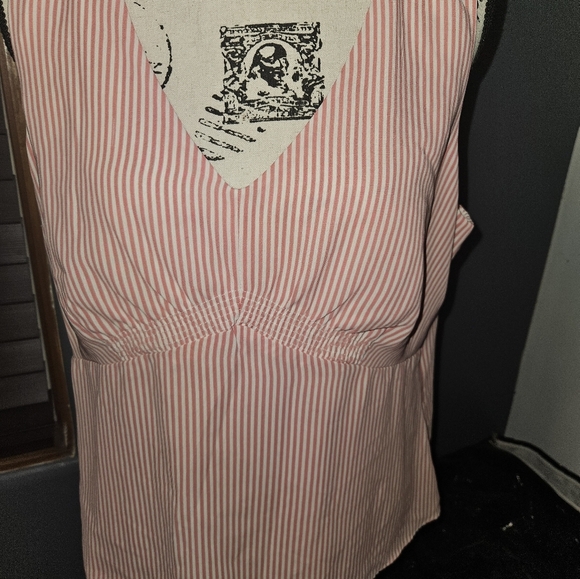 Covington Womans Striped Blouse Size 18 - Picture 8 of 11